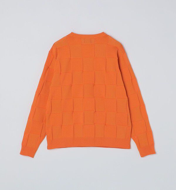 SHIPS「SHIPS:〈手洗い可能〉Amossa(R) シャンティ ブロック リンクス編み 長袖 ニット」|ニット・セーター|