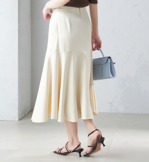 SHIPS for women「シャイニー サテン マーメイド スカート」|スカート|