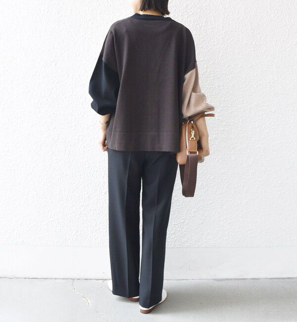 SHIPS for women「【WEB限定】〈手洗い可能〉配色 ポケット カーディガン」|カーディガン|