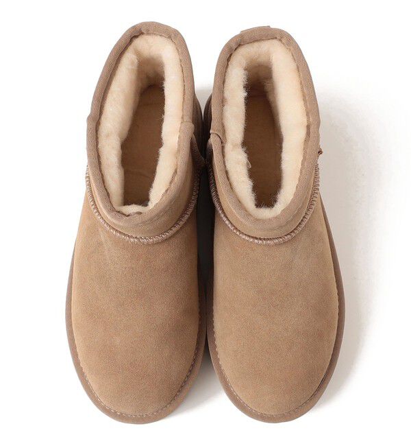 SHIPS any「EMU: PLATFORM MICRO ムートン ブーツ」|ショートブーツ|