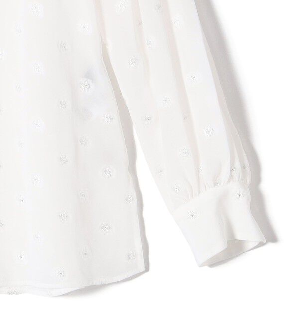 SHIPS for women「フラワー カット ジャカード ブラウス」|シャツ・ブラウス|