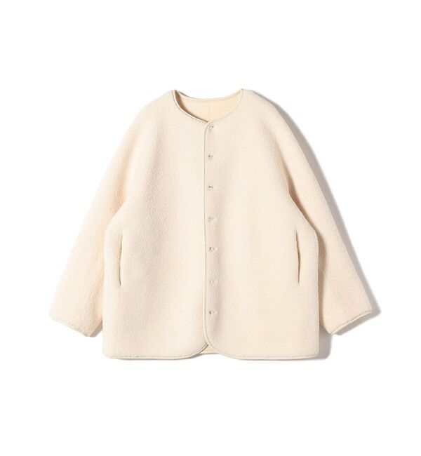 SHIPS for women「〈手洗い可能〉リバーシブル ボア &times; フリース ブルゾン」|ブルゾン・スタジャン|
