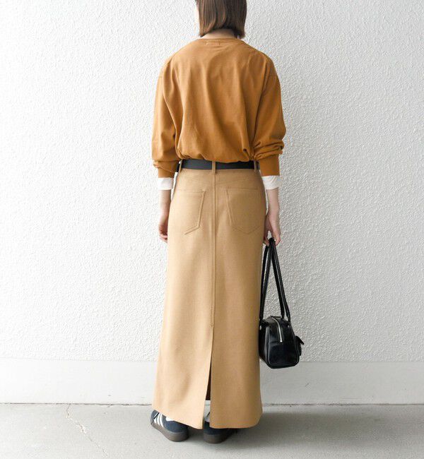 SHIPS any「SHIPS any: エア ニードル ストレート ロング スカート」|スカート|