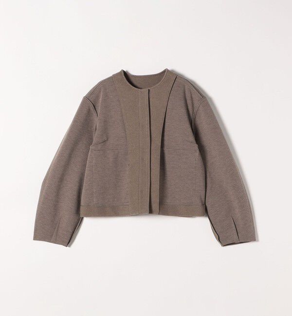 SHIPS any「SHIPS any: エア ニードル ポケット コンパクト ノーカラー ジャケット」|ノーカラージャケット|