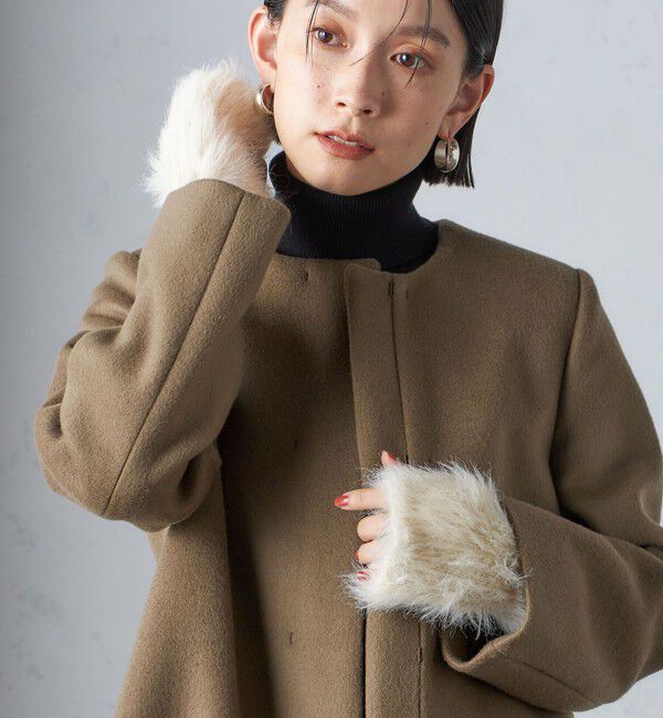 SHIPS for women「シャギー アーム ウォーマー」|手袋|