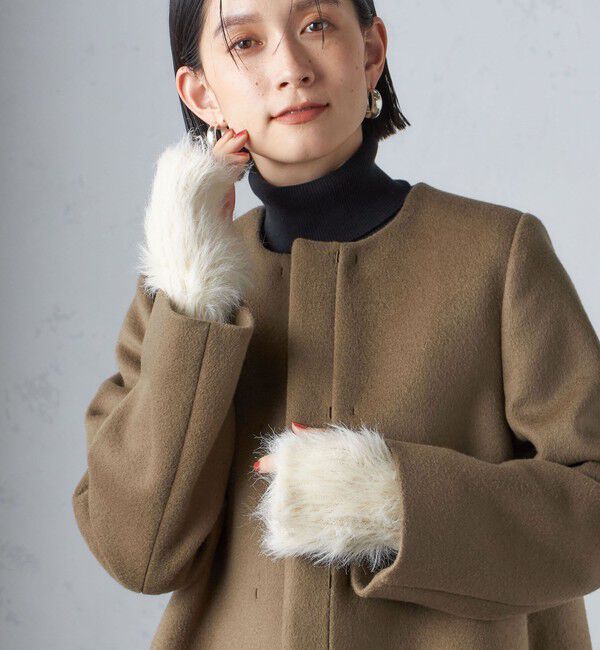 SHIPS for women「シャギー アーム ウォーマー」|手袋|