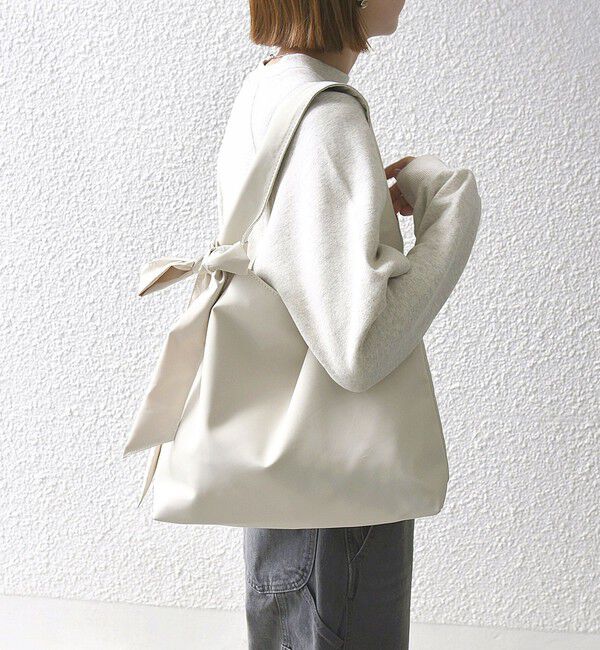 SHIPS any「【WEB限定】SHIPS any: A4 リボン付 ワンハンドル バッグ」|その他|