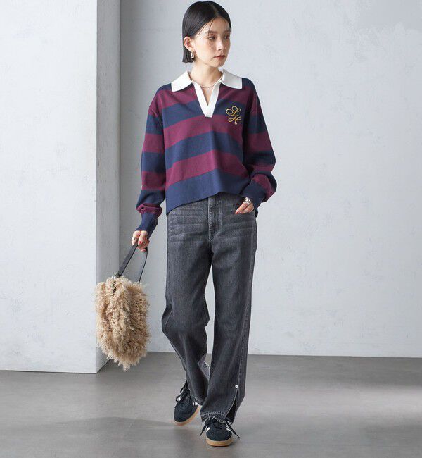 SHIPS for women「〈手洗い可能〉エンブレム ラガー ニット」|ニット・セーター|