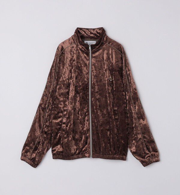 SHIPS「City Ambient Products: クラッシュベロアトラックジャケット(セットアップ対応)」|テーラードジャケット|