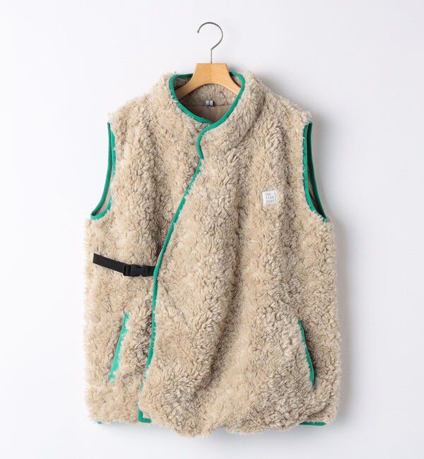 SHIPS KIDS「THE PARK SHOP:155～165cm / INUIT SHEEP VEST」|ダウンベスト・ベスト|オフホワイト