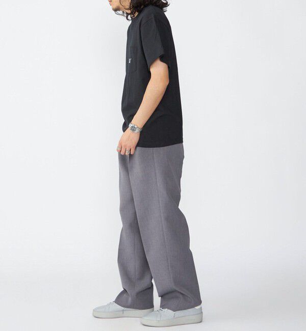 SHIPS「【WEB限定】SHIPS: SHIPSロゴ プリント ポケット Tシャツ」|Tシャツ・カットソー|