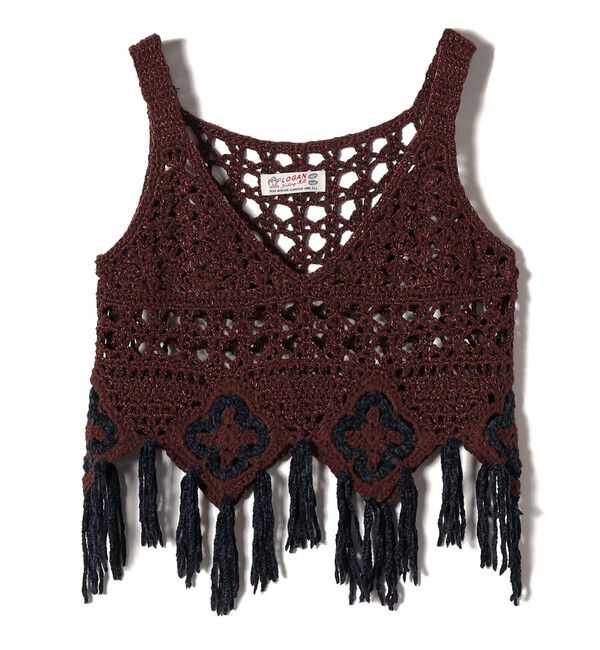 SHIPS for women「LOGAN KNITTING MILLS:〈手洗い可能〉モール ビスチェ」|ニット・セーター|