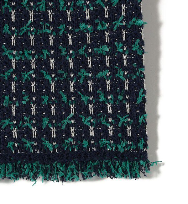 SHIPS for women「〈手洗い可能〉メタルボタンツイードニットベスト」|ベスト・ジレ|