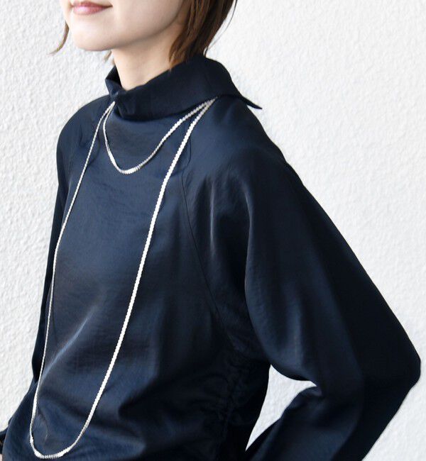 SHIPS for women「【WEB限定】〈洗濯機可能〉シアー ハイネック 2WAY ブラウス」|シャツ・ブラウス|
