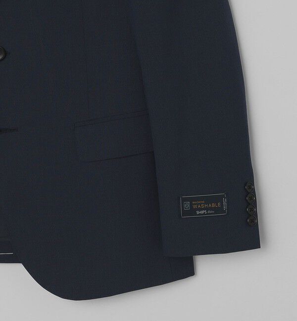 SHIPS Colors 「SHIPS Colors:〈洗濯機可能〉TW ウォッシャブル ジャケット(セットアップ対応可能)」|テーラードジャケット|