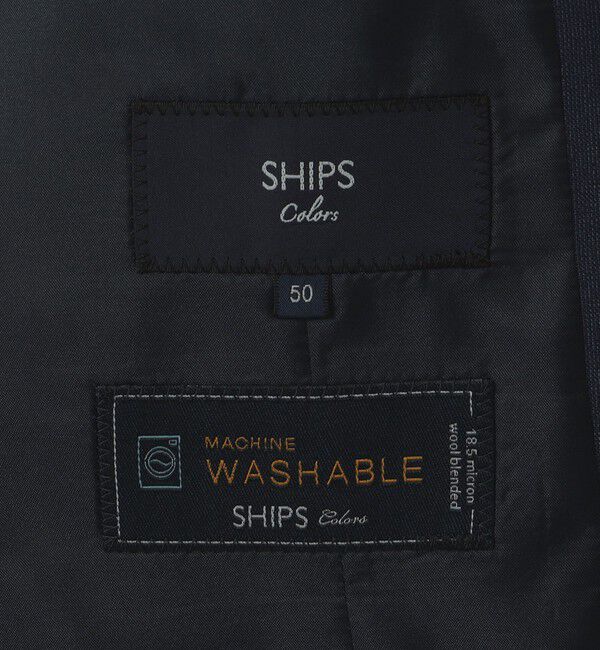 SHIPS Colors 「SHIPS Colors:〈洗濯機可能〉TW ウォッシャブル ジャケット(セットアップ対応可能)」|テーラードジャケット|