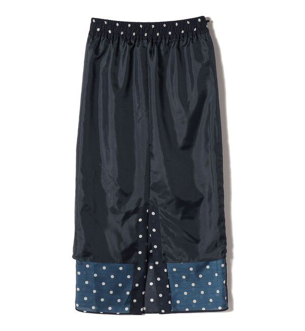 SHIPS for women「〈手洗い可能〉ウエスト ゴム シアー ドット タイト スカート」|スカート|