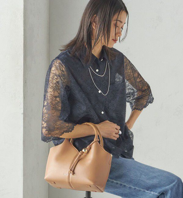 SHIPS for women「〈手洗い可能〉ラッセル レース シャツ」|シャツ・ブラウス|