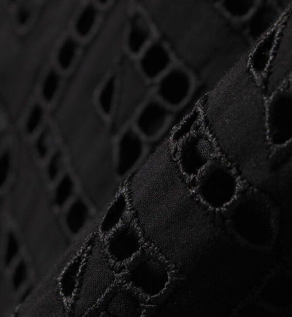 SHIPS for women「〈手洗い可能〉Broche スクエア レース Iライン ワンピース」|ワンピース|