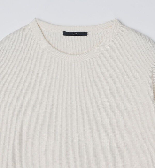 SHIPS「SHIPS: ベーシック ワッフル ショートスリーブ」|Tシャツ・カットソー|