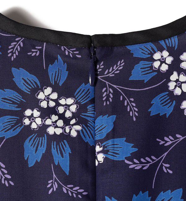 SHIPS for women「小泉里子コラボ:〈手洗い可能〉フラワー プリント ワンピース」|ワンピース|