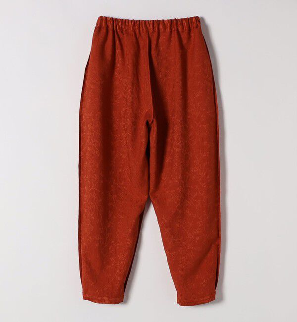 SHIPS any「SHIPS any:〈洗濯機可能〉サテン ジャカード テーパード イージー パンツ」|その他|