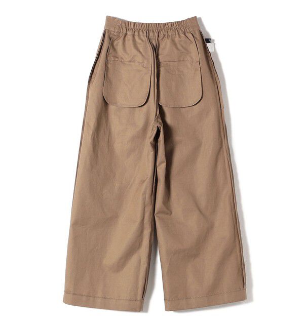 SHIPS Colors 「SHIPS Colors:〈手洗い可能〉コットンリネン フラップポケット ワイドパンツ」|チノ|