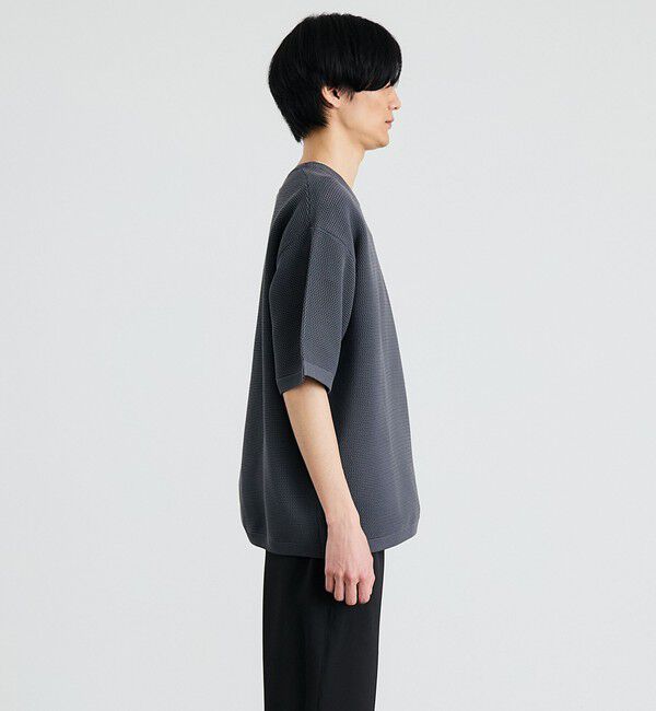 SHIPS「City Ambient Products:〈手洗い可能〉ポリエステル メッシュ ニット ショートスリーブ Tシャツ」|その他|