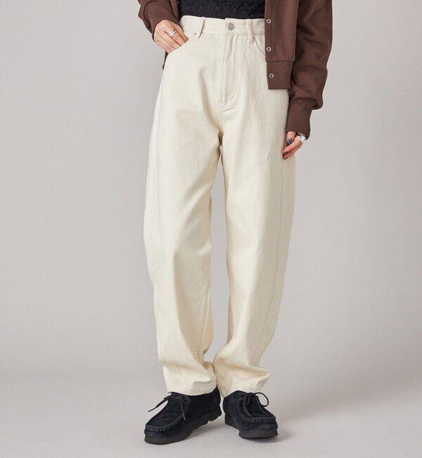 SHIPS for women「SHIPS NINE CASE:〈洗濯機可能〉バレル レッグ パンツ」|その他|ナチュラル