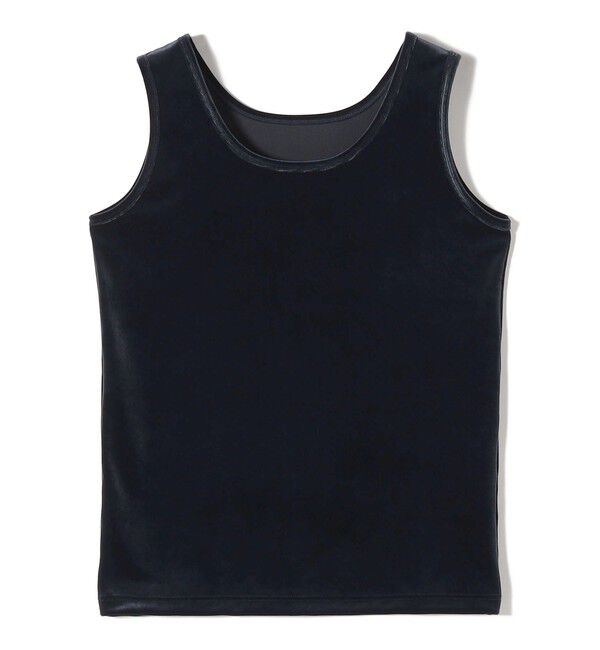 SHIPS for women「〈手洗い可能〉ポリエステル スノー ベロア 前後 2WAY タンクトップ」|タンクトップ|