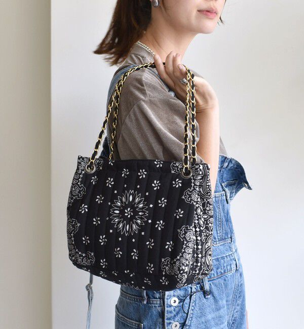 SHIPS for women「MALUS: バンダナ キルティング ショルダー バッグ」|ショルダー・メッセンジャー|