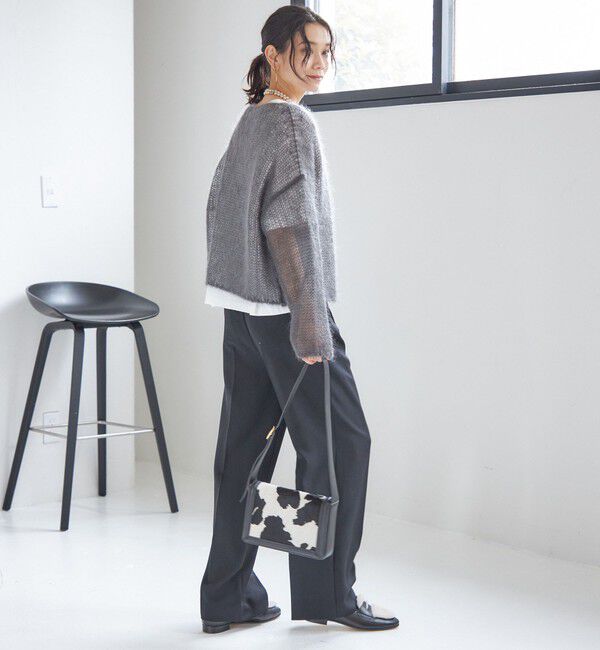 SHIPS for women「モヘヤ メッシュ プルオーバー」|ニット・セーター|