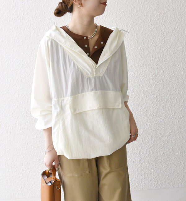 SHIPS any「SHIPS any:〈多機能/洗濯機可能〉ナイロン タスラン アノラック パーカー」|パーカー|