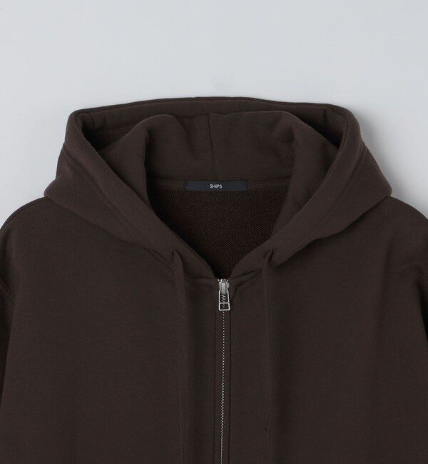 SHIPS「SHIPS: コットン ウール ジップ パーカー」|パーカー|