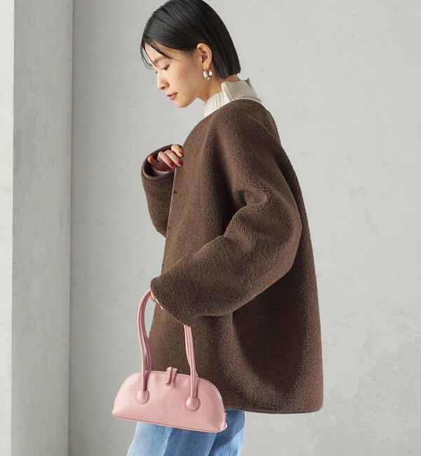 SHIPS for women「【一部WEB限定】〈手洗い可能〉NEW リバーシブル ボア ブルゾン」|ブルゾン・スタジャン|