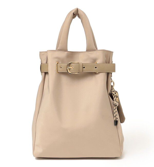 SHIPS any「SHIPS any: バックル ベルト デザイン A4 トート バッグ」|トートバッグ|