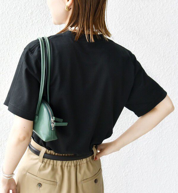 SHIPS for women「【WEB限定】コットン 天竺 ロゴ プリント TEE」|Tシャツ・カットソー|