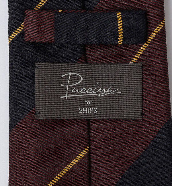 SHIPS「Puccini: シルク ブークレ レジメンタル ネクタイ」|ネクタイ・蝶ネクタイ|