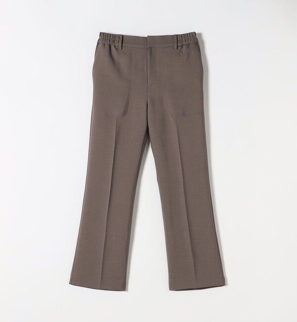 SHIPS any「SHIPS any:〈洗濯機可能〉ダブルクロス セミフレア パンツ［NAVY BLUE］」|その他|