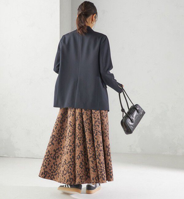 SHIPS for women「〈手洗い可能〉タフタ タック フレア スカート」|スカート|