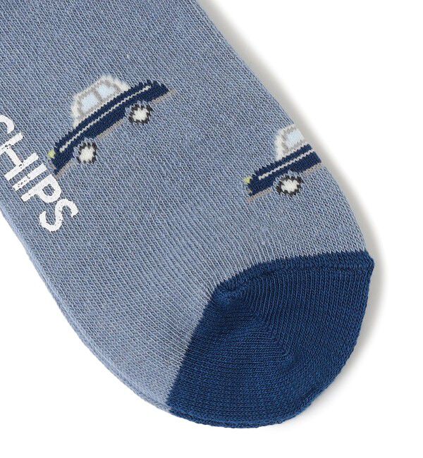 SHIPS KIDS「SHIPS KIDS: くるま柄 ソックス」|ソックス|