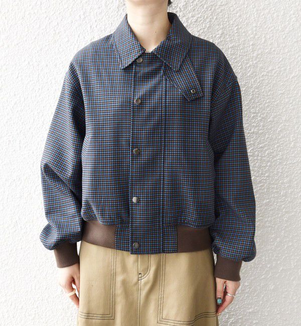 SHIPS any「SHIPS any: ガンクラブ チェック ハンティング ブルゾン」|ブルゾン・スタジャン|