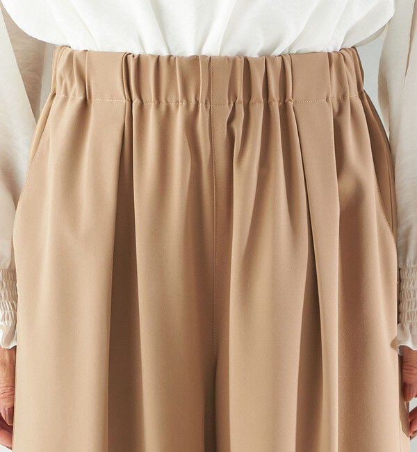 SHIPS for women「〈洗濯機可能〉ストレッチ ツイル イージー タック パンツ」|その他|