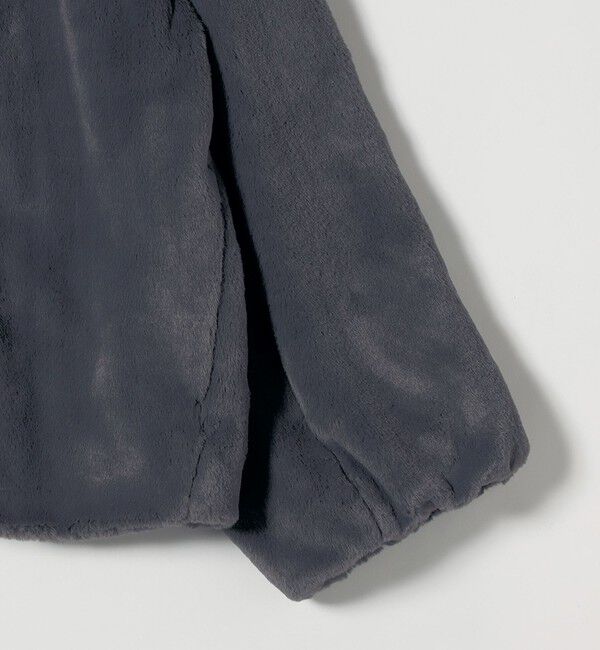 quaranciel「quaranciel: フェイクファー ノーカラー ショート ジャケット」|その他|