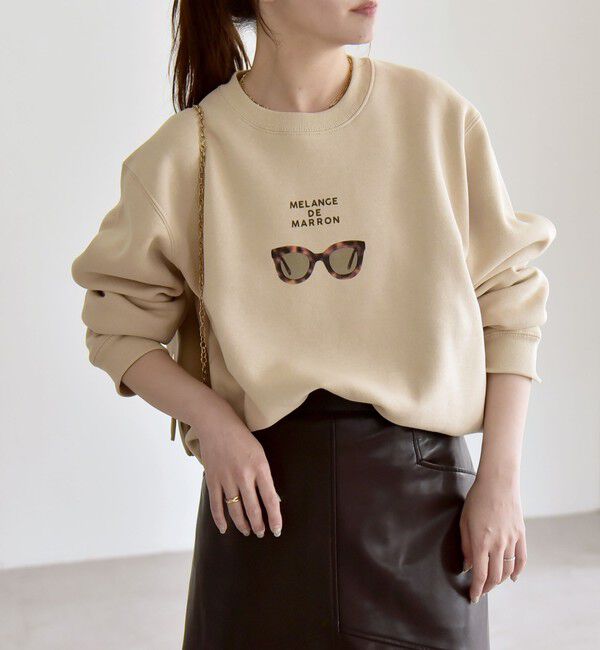 quaranciel「ANGE IN DISGUISE:〈手洗い可能〉フォト＆ロゴ スウェット」|スウェット・ジャージ|