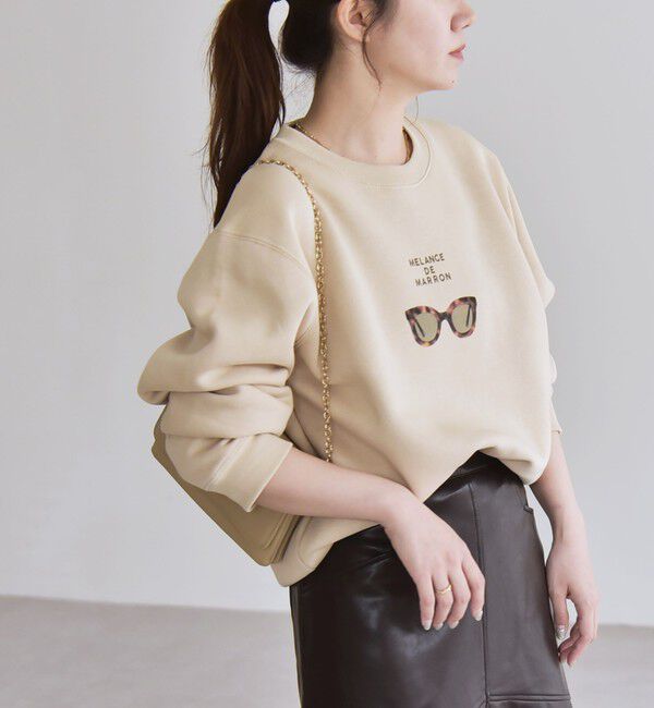 quaranciel「ANGE IN DISGUISE:〈手洗い可能〉フォト＆ロゴ スウェット」|スウェット・ジャージ|