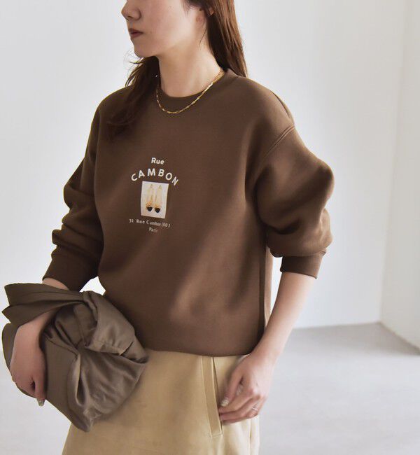 quaranciel「ANGE IN DISGUISE:〈手洗い可能〉フォト＆ロゴ スウェット」|スウェット・ジャージ|