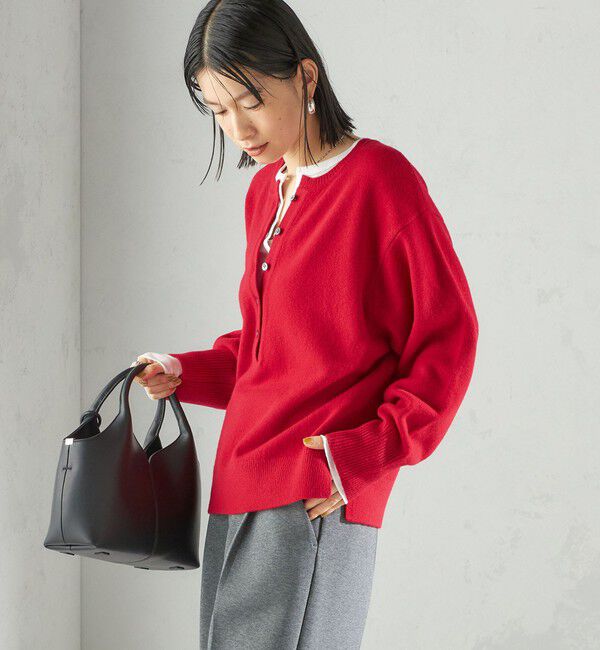 SHIPS for women「〈手洗い可能〉ウール カシミヤ 2WAY プルオーバー」|ニット・セーター|