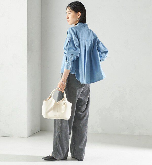 SHIPS for women「〈洗濯機可能〉TUMUGITO(R) コーデュロイ ドロスト パンツ」|その他|