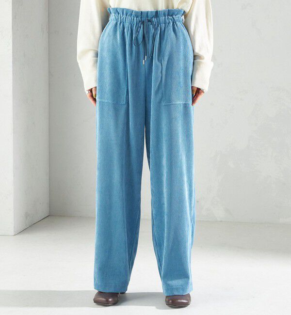 SHIPS for women「〈洗濯機可能〉TUMUGITO(R) コーデュロイ ドロスト パンツ」|その他|